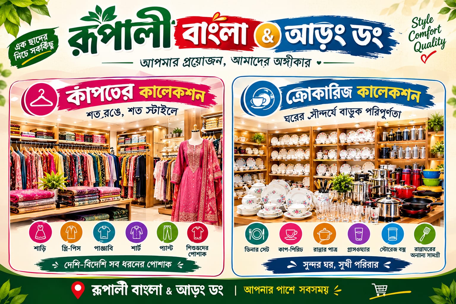 Rupali bangla and Arong dong